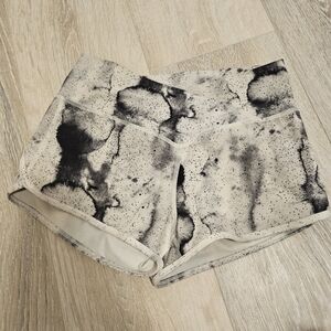 Elegant Black and Grey Women's Athletic Shorts